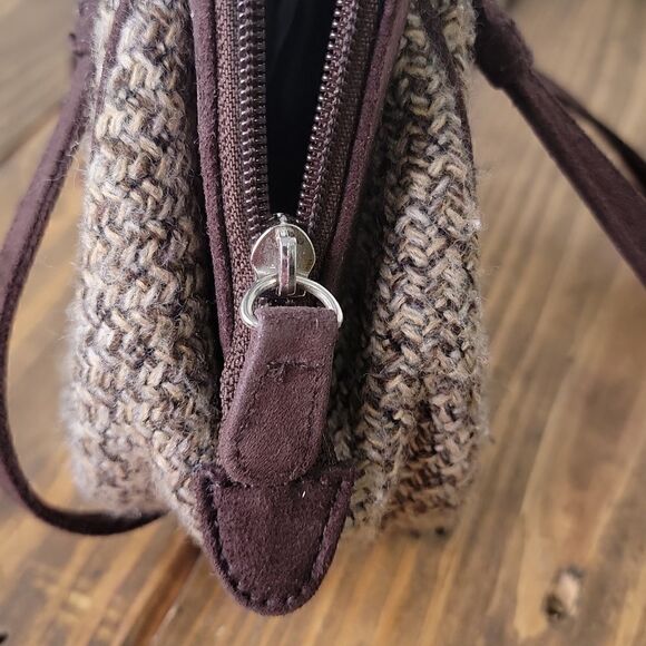 Loft. Ann Taylor. Tweed Hand Bag. Vintage. EUC - Picture 4 of 10